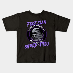 Half Shell BJJ - Shred-jitsu Kids T-Shirt